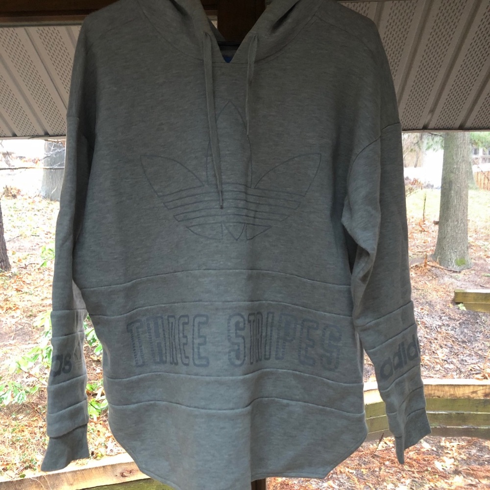 Adidas grey hoodie